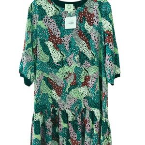 Colorful Patterned Women's Dress